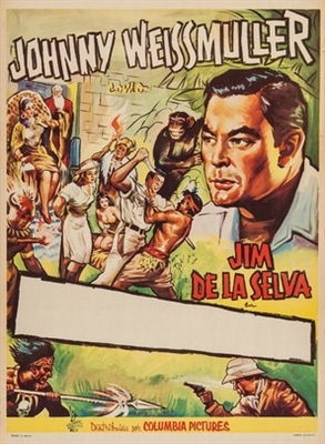 Jungle Jim movie posters (1948) wood print