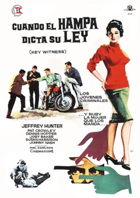 Key Witness movie posters (1960) canvas poster