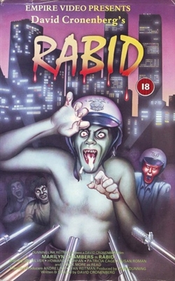 Rabid movie posters (1977) metal framed poster