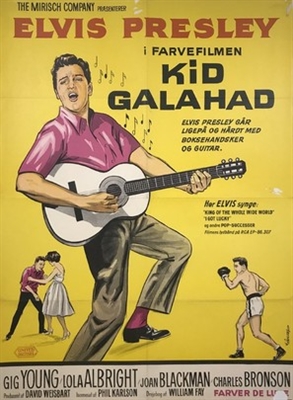 Kid Galahad movie posters (1962) pillow