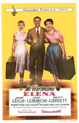 My Sister Eileen movie posters (1955) wood print