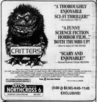Critters movie posters (1986) Mouse Pad MOV_1841853