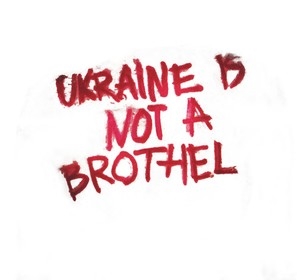 Ukraine Is Not a Brothel movie posters (2013) wood print