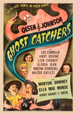 Ghost Catchers movie posters (1944) wood print