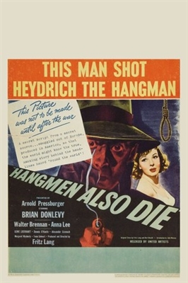 Hangmen Also Die! movie posters (1943) pillow