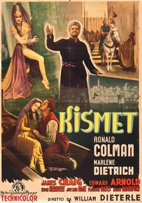 Kismet movie posters (1944) wooden framed poster