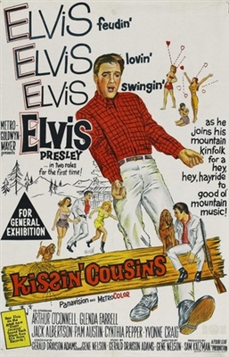 Kissin' Cousins movie posters (1964) wooden framed poster