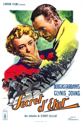 State Secret movie posters (1950) canvas poster