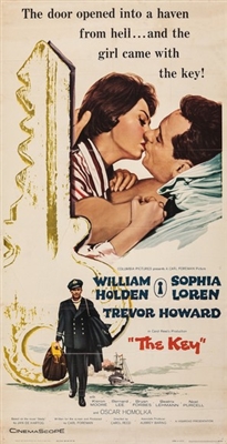 The Key movie posters (1958) canvas poster