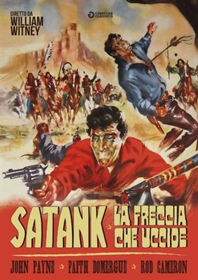 Santa Fe Passage movie posters (1955) metal framed poster