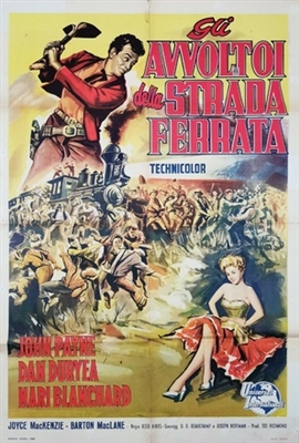 Rails Into Laramie movie posters (1954) poster