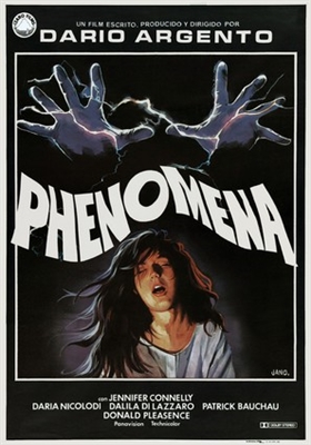 Phenomena movie posters (1985) poster with hanger