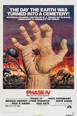 Phase IV movie posters (1974) wood print