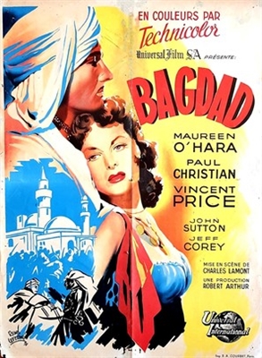 Bagdad movie posters (1949) poster with hanger