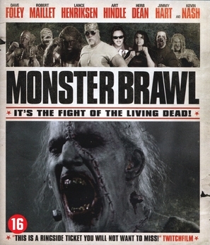 Monster Brawl movie posters (2011) wooden framed poster