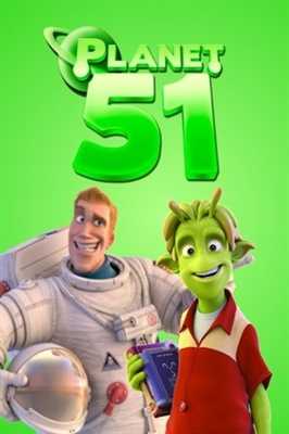 Planet 51 movie posters (2009) pillow