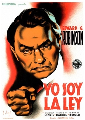 I Am the Law movie posters (1938) poster with hanger