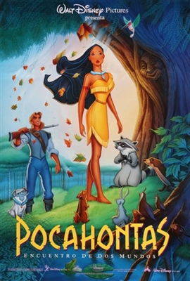 Pocahontas movie posters (1995) metal framed poster