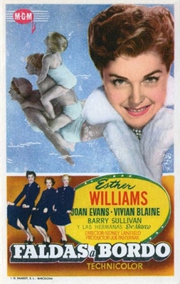 Skirts Ahoy! movie posters (1952) canvas poster