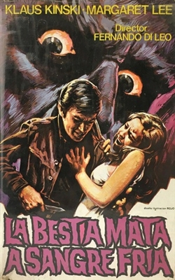 La bestia uccide a sangue freddo movie posters (1971) canvas poster