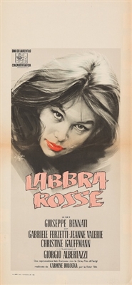 Labbra rosse movie posters (1960) canvas poster
