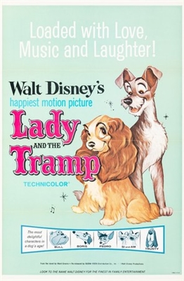 Lady and the Tramp movie posters (1955) poster