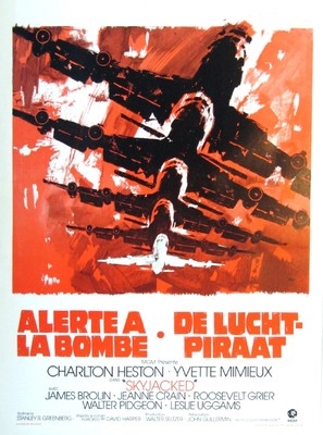 Skyjacked movie posters (1972) t-shirt