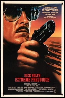 Extreme Prejudice movie posters (1987) wooden framed poster