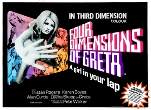 Four Dimensions of Greta movie posters (1972) metal framed poster