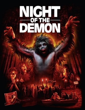 Night of the Demon movie posters (1980) metal framed poster
