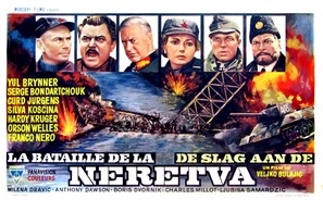 Bitka na Neretvi movie posters (1969) wooden framed poster