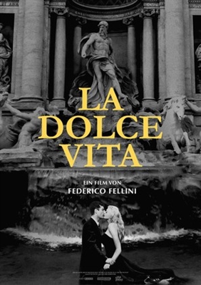 La dolce vita movie posters (1960) poster with hanger