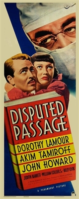 Disputed Passage movie posters (1939) poster