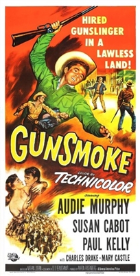 Gunsmoke movie posters (1953) poster with hanger