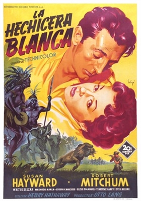 White Witch Doctor movie posters (1953) canvas poster