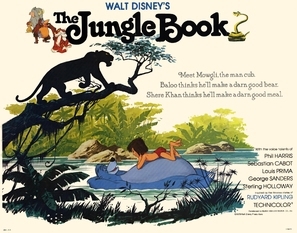 The Jungle Book movie posters (1967) wood print