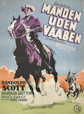 Gunfighters movie posters (1947) wood print