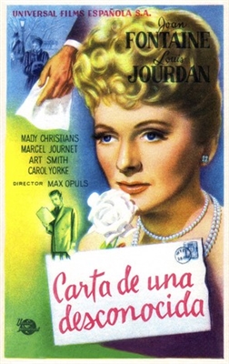 Letter from an Unknown Woman movie posters (1948) canvas poster