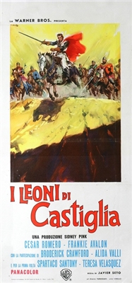 El valle de las espadas movie posters (1963) wooden framed poster