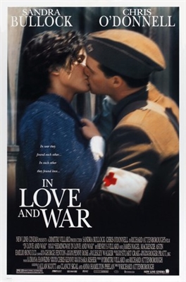 In Love and War movie posters (1996) wooden framed poster