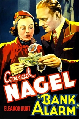 Bank Alarm movie posters (1937) wooden framed poster