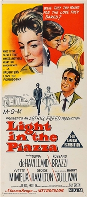Light in the Piazza movie posters (1962) metal framed poster
