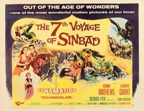 The 7th Voyage of Sinbad movie posters (1958) poster with hanger