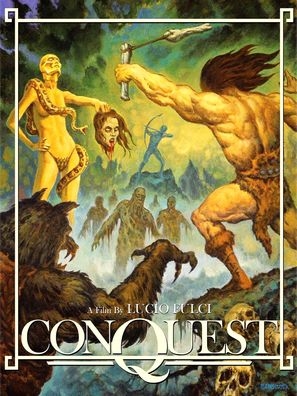 Conquest movie posters (1983) tote bag