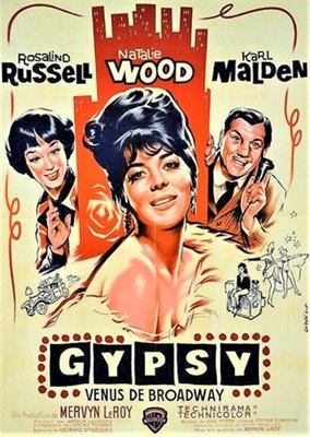 Gypsy movie posters (1962) pillow