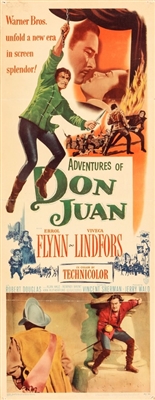 Adventures of Don Juan movie posters (1948) pillow