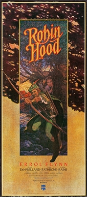 The Adventures of Robin Hood movie posters (1938) wood print
