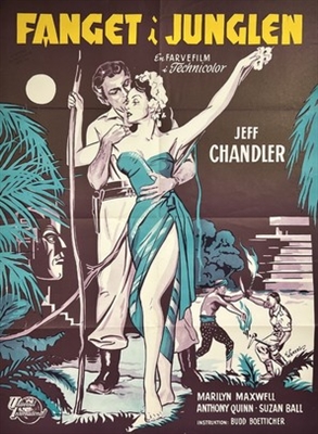 East of Sumatra movie posters (1953) wood print