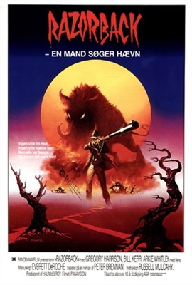 Razorback movie posters (1984) mouse pad