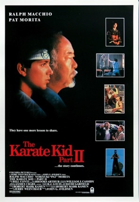 The Karate Kid, Part II movie posters (1986) wooden framed poster